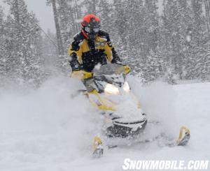 2013 Ski-Doo MXZ X 600 E-TEC Action