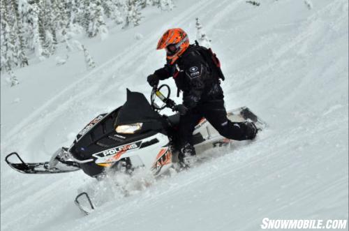 2013 Polaris RMK 800 Assault Wrong Foot Forward