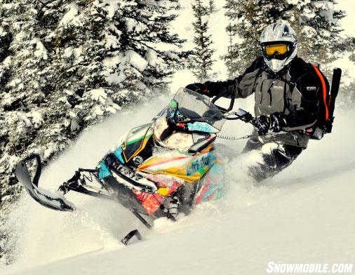 FXR Mountain Gear and Test Sled