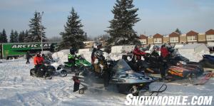 Veterans Ready To Ride Snowmobiles