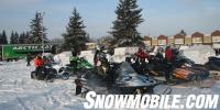 Veterans Ready To Ride Snowmobiles