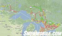 Ontario Snowmobile Trail Map