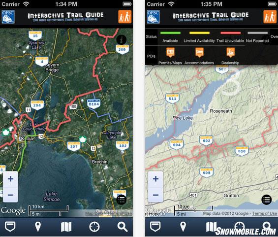 OFSC Interactive Trail Guide iPhone App