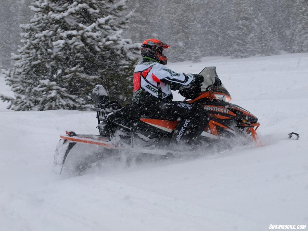 2013 Arctic Cat XF1100 Turbo Cross Tour Action