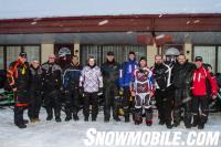 Group Shot with Snowmobile TV, Intrepid Snowmobiler, Sleddealers