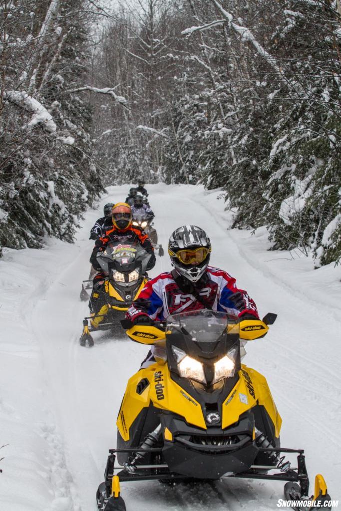 Sudbury Snowmobile Trail Riding