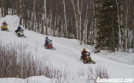 Cartier Loop Snowmobile Ride