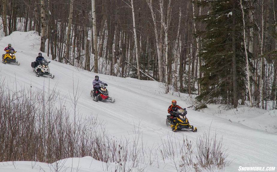 Cartier Loop Snowmobile Ride