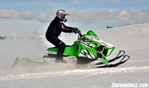 Arctic Cat M1100 Turbo HCR Action Left