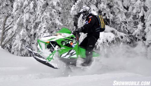 Arctic Cat M1100 Turbo HCR Action Right