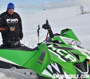 Kevin Allred preps the Bower timing system