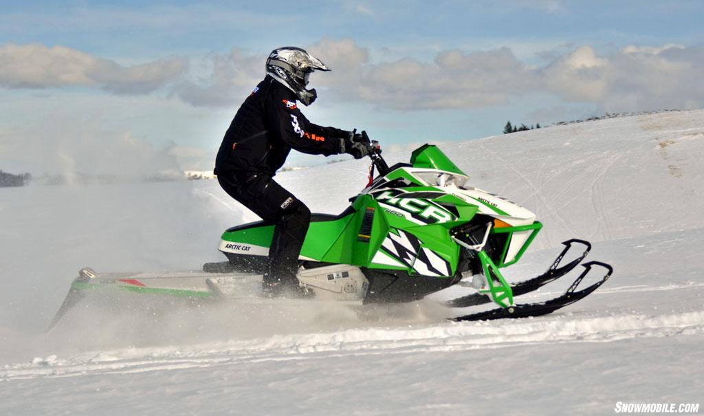 Arctic Cat M1100 Turbo HCR Action Left