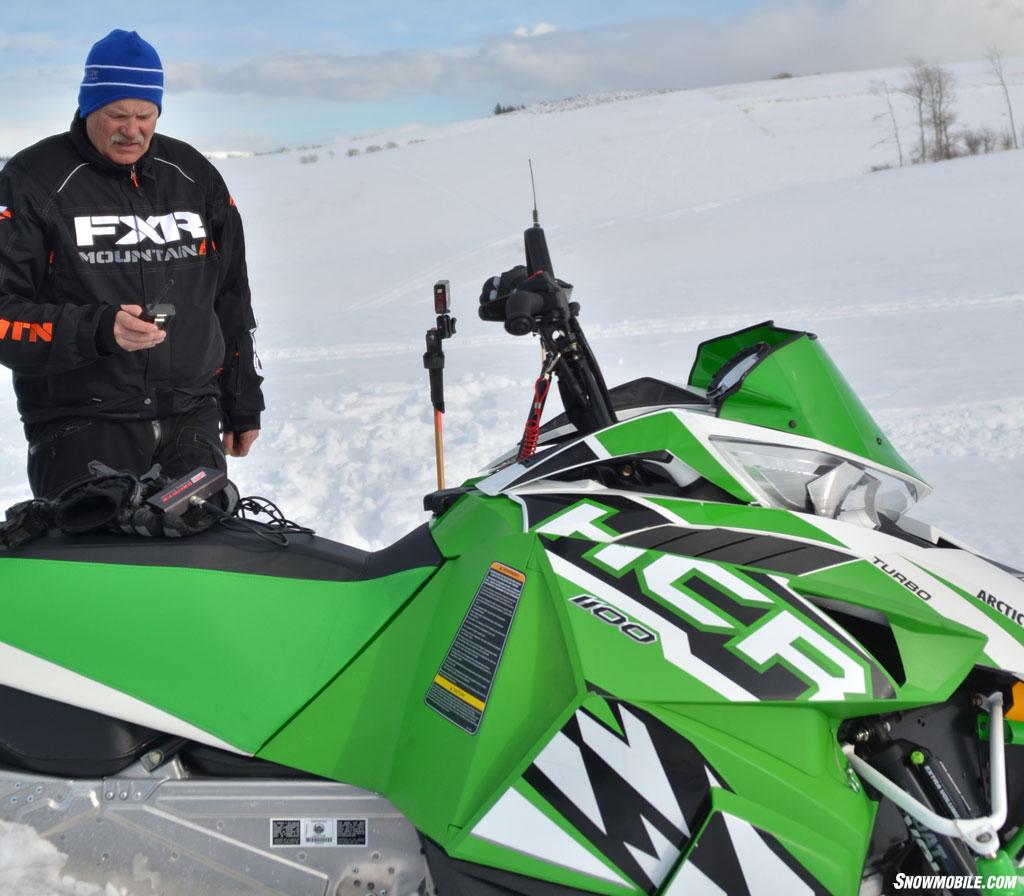 Kevin Allred preps the Bower timing system