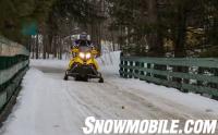 Snowmobile Bridge In Ontario