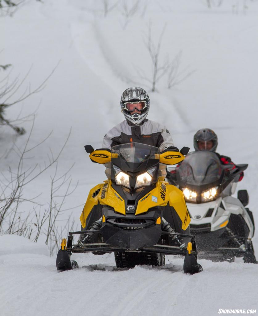 Follow The Leader Snowmobiling