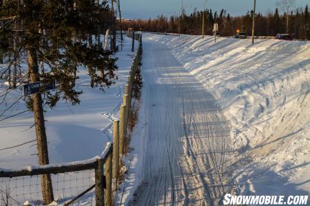 Scenic Northern Ontario Snowmobile Trail