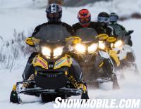 Ski-Doos on Gold Rush Tour