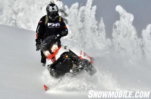 2014 Ski-Doo Summit X Action Downhill