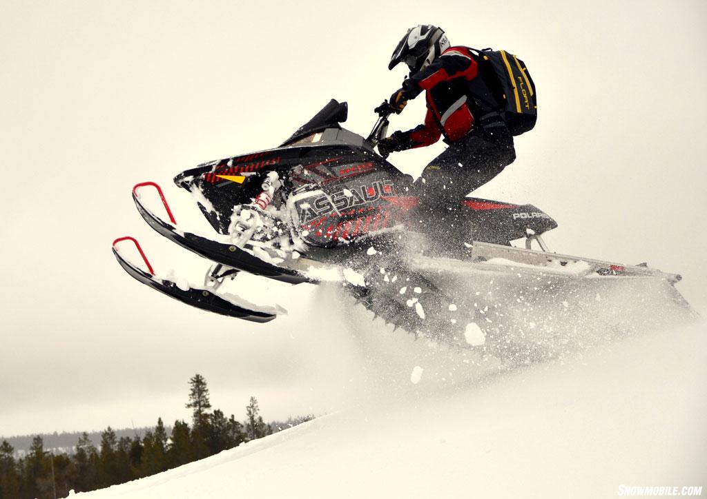 2014 Polaris Switchback Assault Action Jump