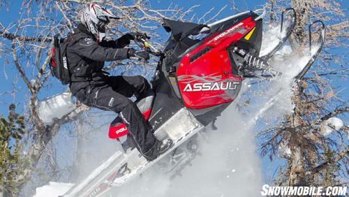 2014 Polaris 800 RMK Assault Action Jump