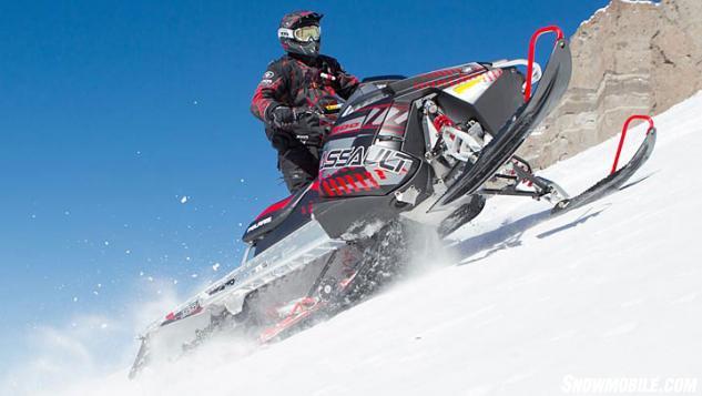 2014 Polaris 800 RMK Assault Action Sidehilling