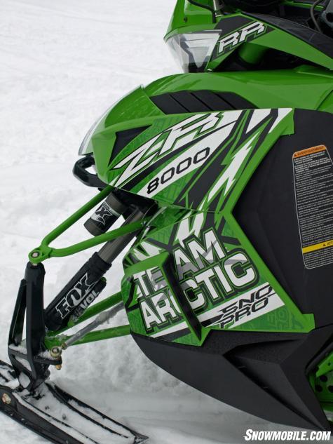 2014 Arctic Cat ZR 8000 RR Front Profile