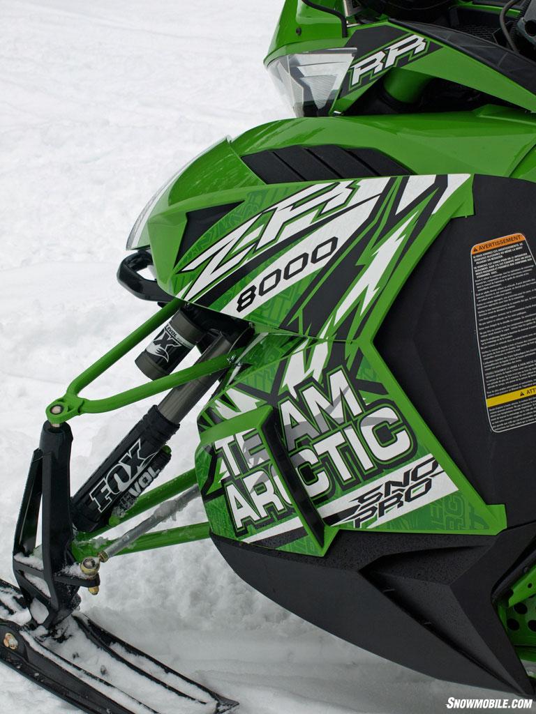 2014 Arctic Cat ZR 8000 RR Front Profile