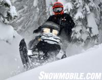 2014 Ski-Doo XM Summit SP Action Sidehill