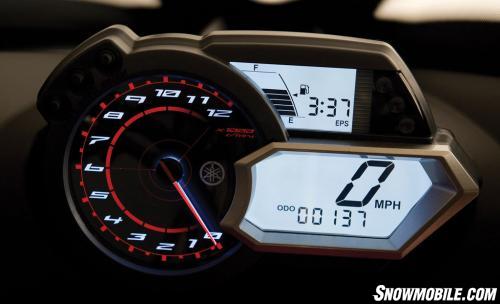 2014 Yamaha Apex XTX Gauges