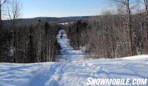 Nice View of Algoma Snowmobile Trail