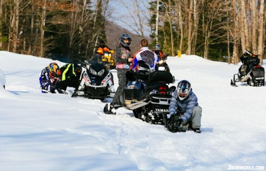 Picturesque Snowmobile Trails