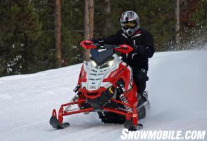 2015 Polaris 800 Rush Pro-X Action Cornering