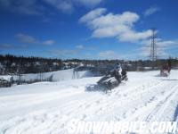 Blue Skies Open Snowmobile Trails