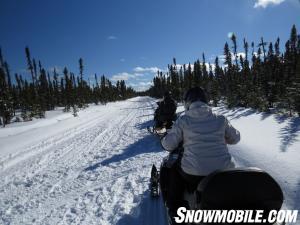 Scenic Ontario Snowmobile Trail