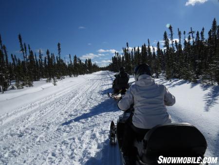 Scenic Ontario Snowmobile Trail