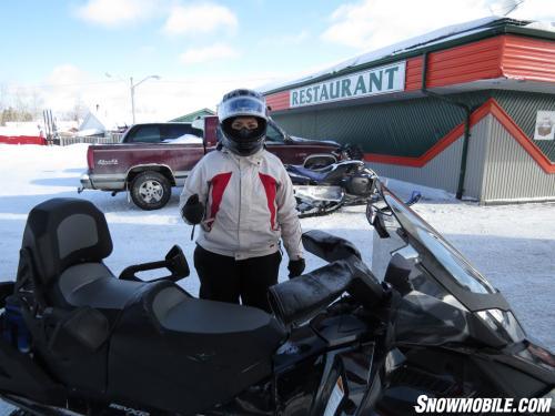 Trailside Lunch Abitibi Canyon Snowmobile Tour