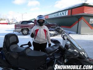 Trailside Lunch Abitibi Canyon Snowmobile Tour