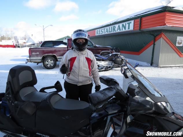 Trailside Lunch Abitibi Canyon Snowmobile Tour