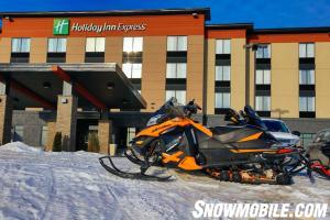 Pembroke Holiday Inn Snowmobile Parking