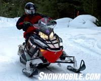 Hayes Trail Trac on Snowmobile