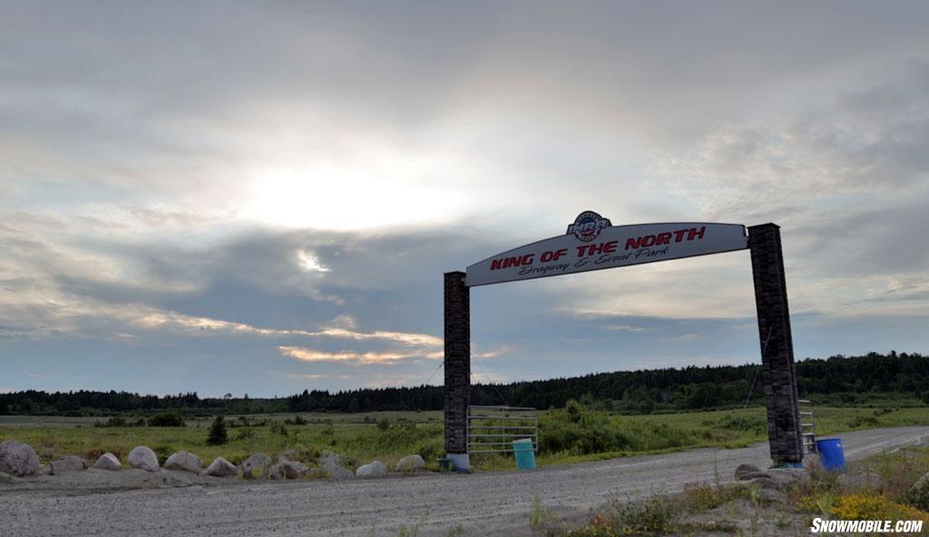 King of the North Dragway Entrance