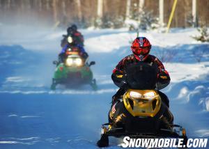 Elk Lake Ontario Snowmobiling