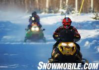 Elk Lake Ontario Snowmobiling