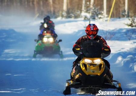 Elk Lake Ontario Snowmobiling