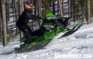 2015 Arctic Cat ZR 7000 RR Action Side