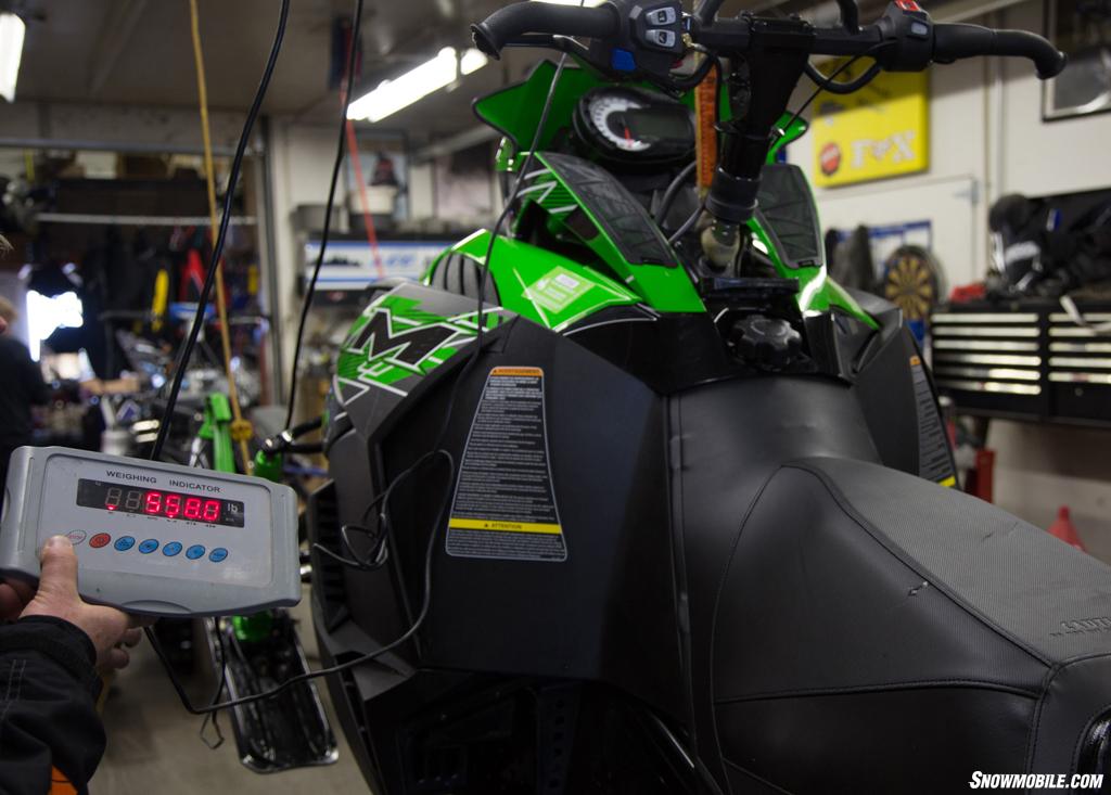 2015 Arctic Cat M8000 Weight