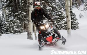 2015 Ski-Doo 800 Summit X T3 Action Front