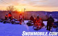 Algoma Snowmobiling Sunset