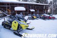 Sportsmans Lodge Snowmobile Parking