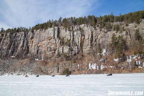 Algoma Snowmobiling Cliffs